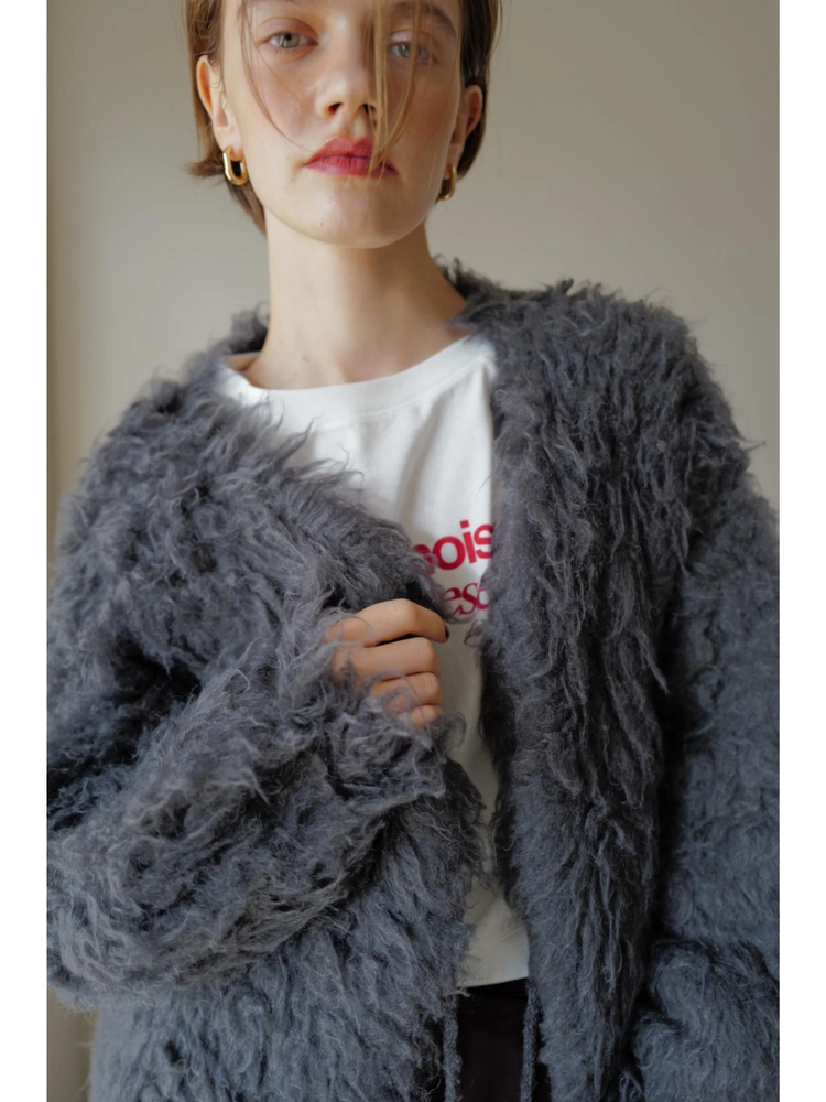 Fluffy Ribbon Cardigan / TRUNC 88（トランクエイティーエイト）の