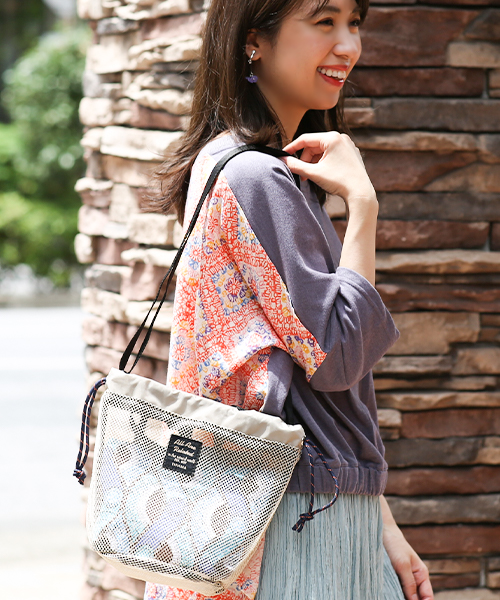 メッシュポーチ巾着ショルダーバッグ / ショルダーバッグ・ボディ