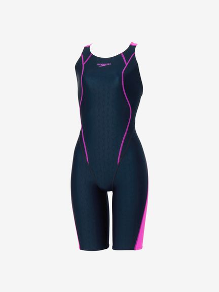 コ*キ様 アシックス競泳水着 紺色×ピンク サイズM コ*キ様 アシックス