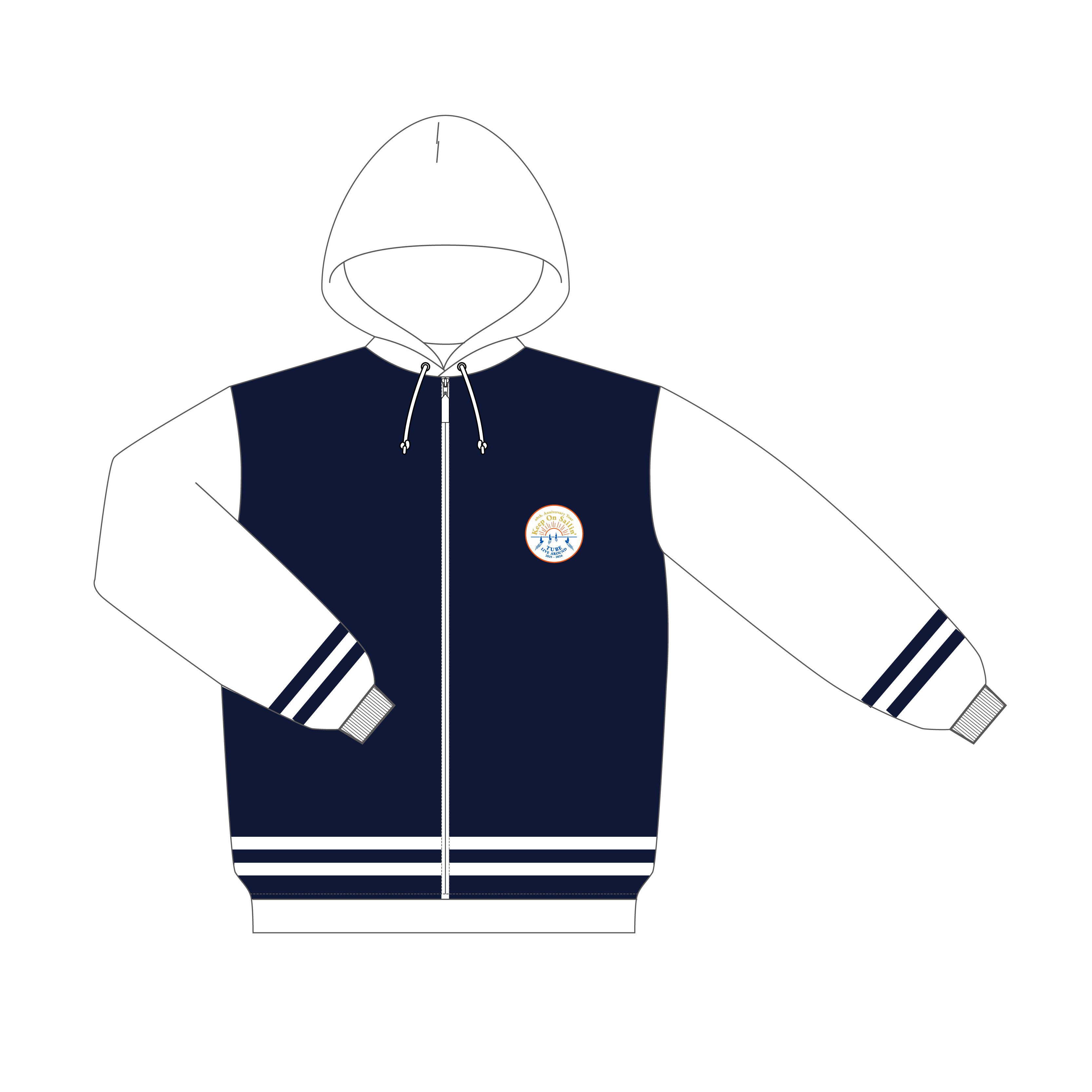 ニットパーカー ネイビー | TUBE OFFICIAL GOODS STORE