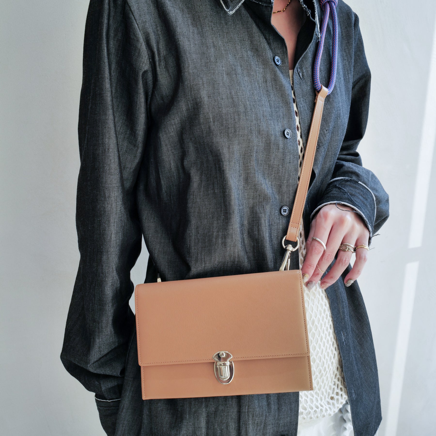 MICHELLE FUKIN CLUTCH POUCH / RAPTO FLEX｜長財布 ショルダーポーチ