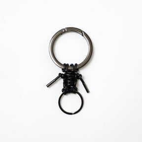 CRISTY KNOTMAN RING BK / RAPTO JP｜ブラックニッケル仕様のレザー