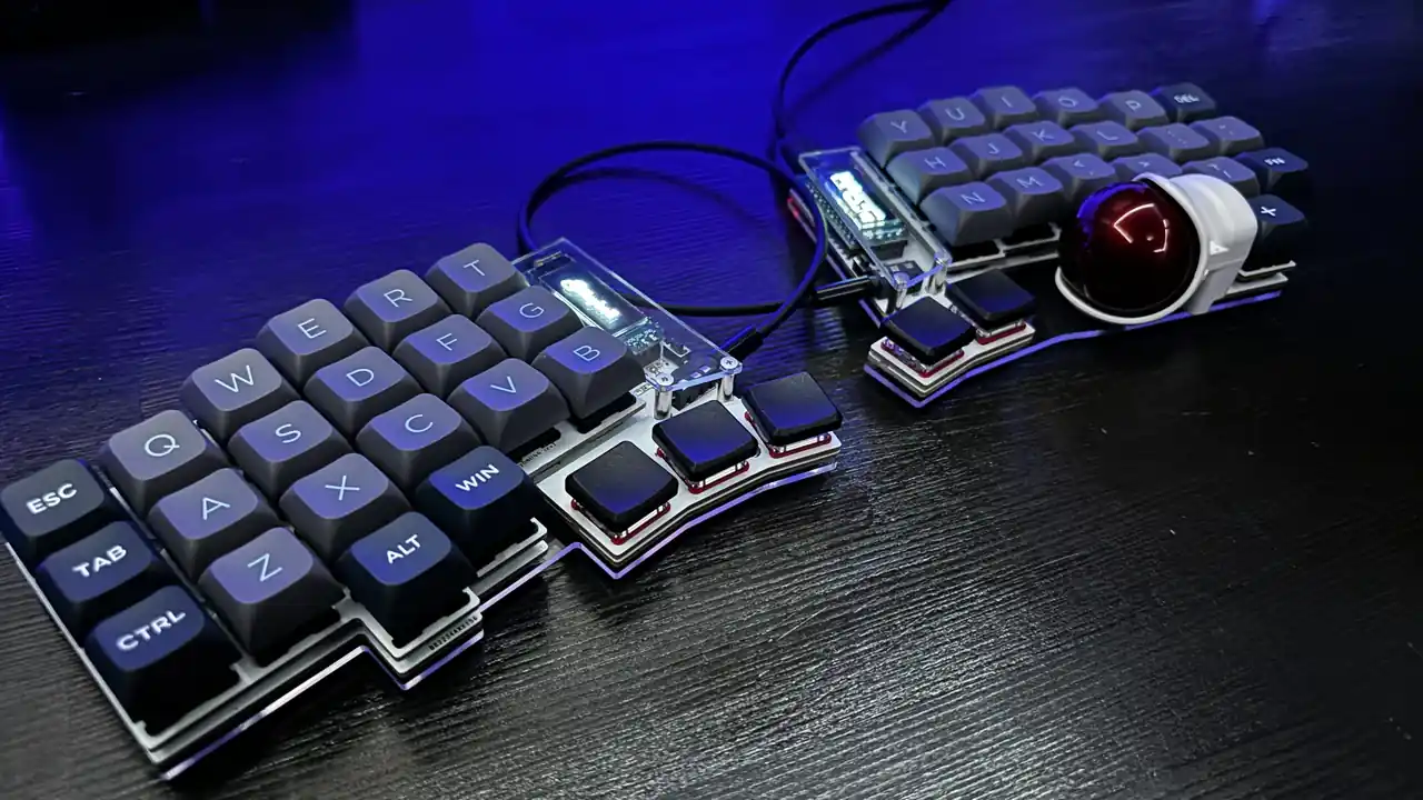 左右分割キーボード「Keyball44」のレビューと組み立てでやらかしそう