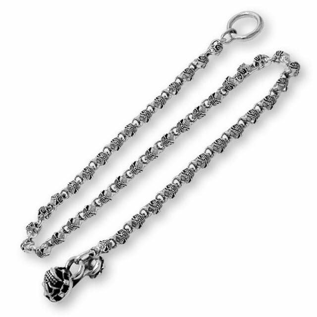 要見積もり】スターリンギア タイニーフルスカルウォレットチェーン w