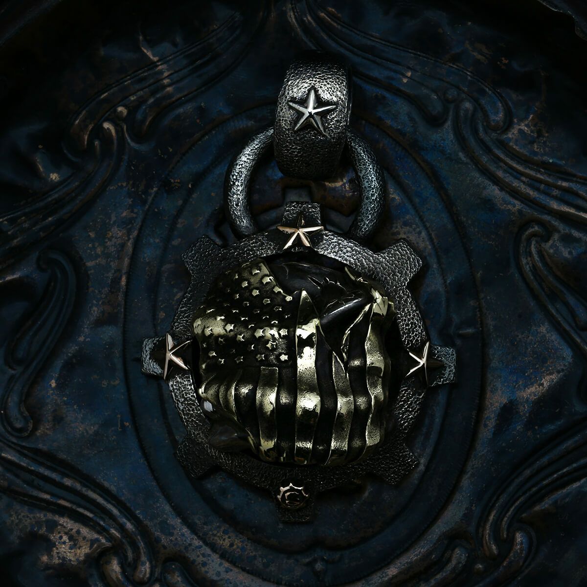 スターリンギア 02 ニュースカルマーブルペンダント w/スカル