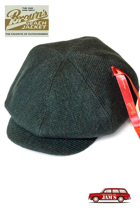 Browns BEACH」× 「THE H.W DOG&CO」 CASQUET HUNTING CAP ブラウンズ