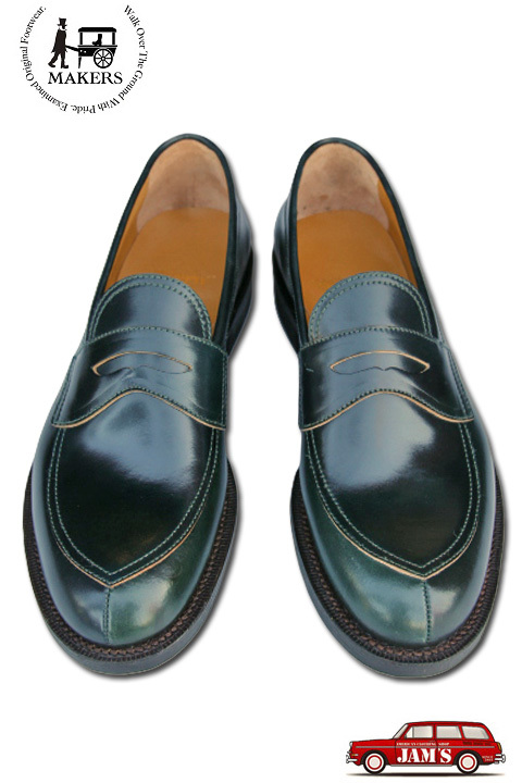 MAKERS」V-TIP LOAFER CORDOVAN メイカーズ Vチップ ローファー コード