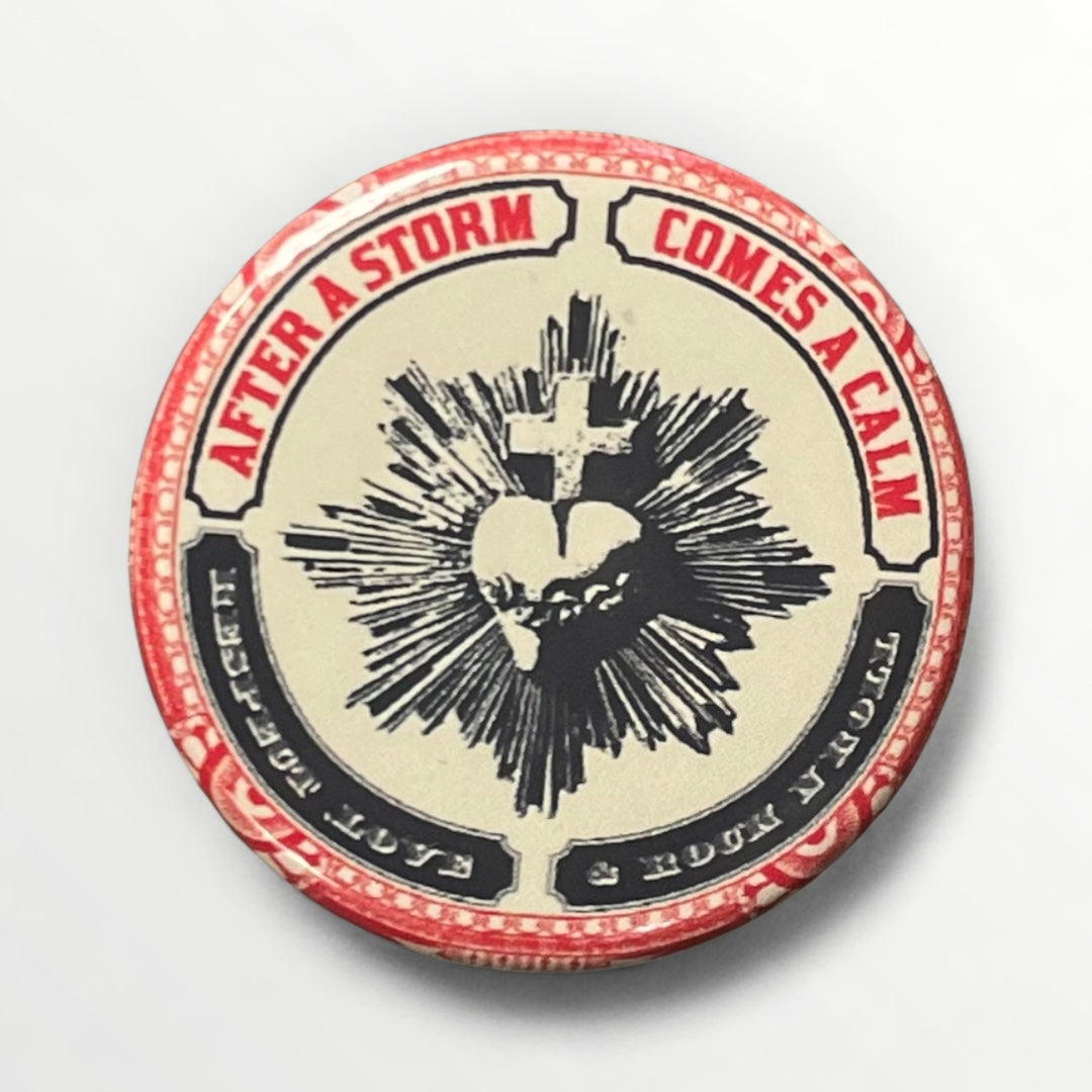 Round button badge 38 mm I saw the Virgin - J'ai vu la Vierge