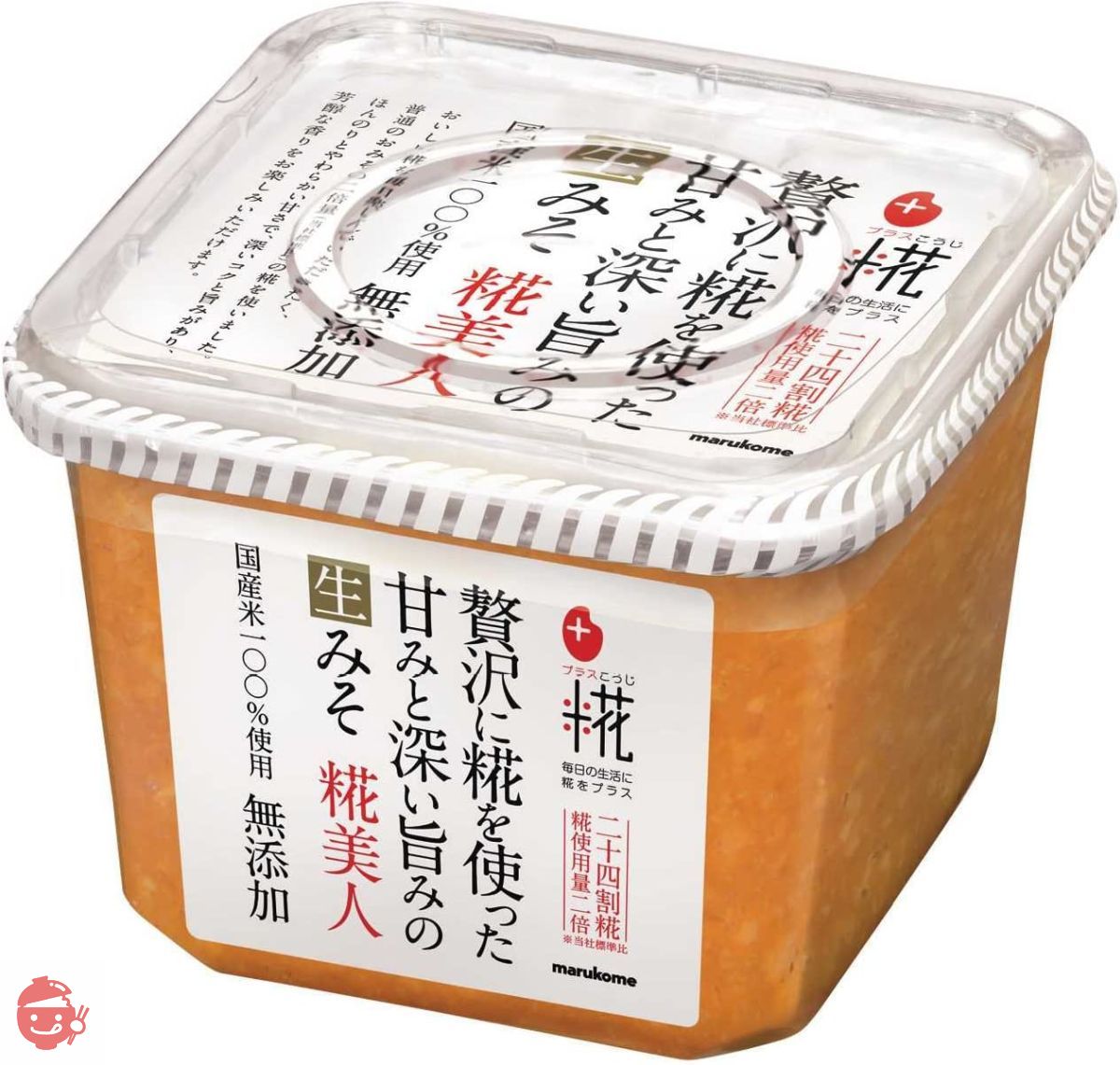 Marukome] Koji Bijin raw miso plus koji additive-free miso soup