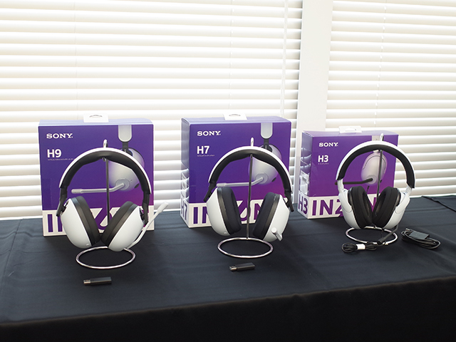 ソニー、ゲーミングギア「INZONE」を発表--モニターとヘッドセットを