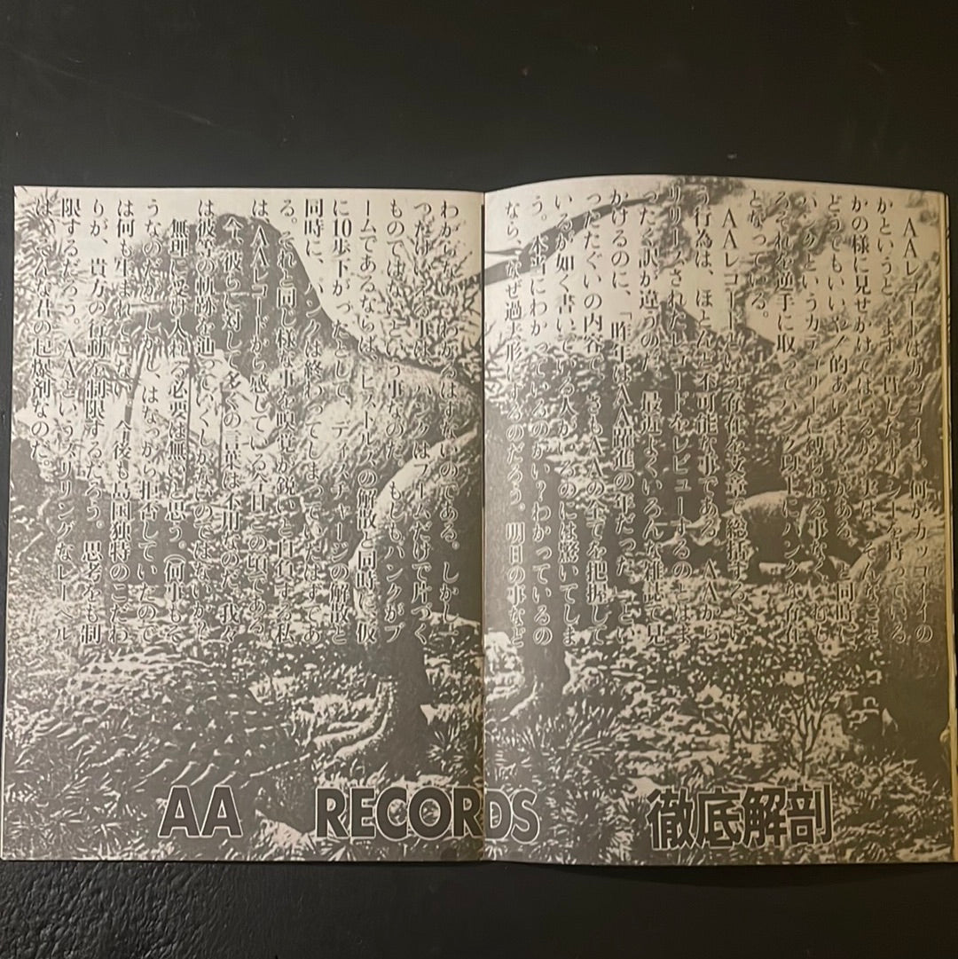 Reprint :PUNK ON WAVE vol.1 no.1 & vol.1 no.2 – JAPANESE AVANT