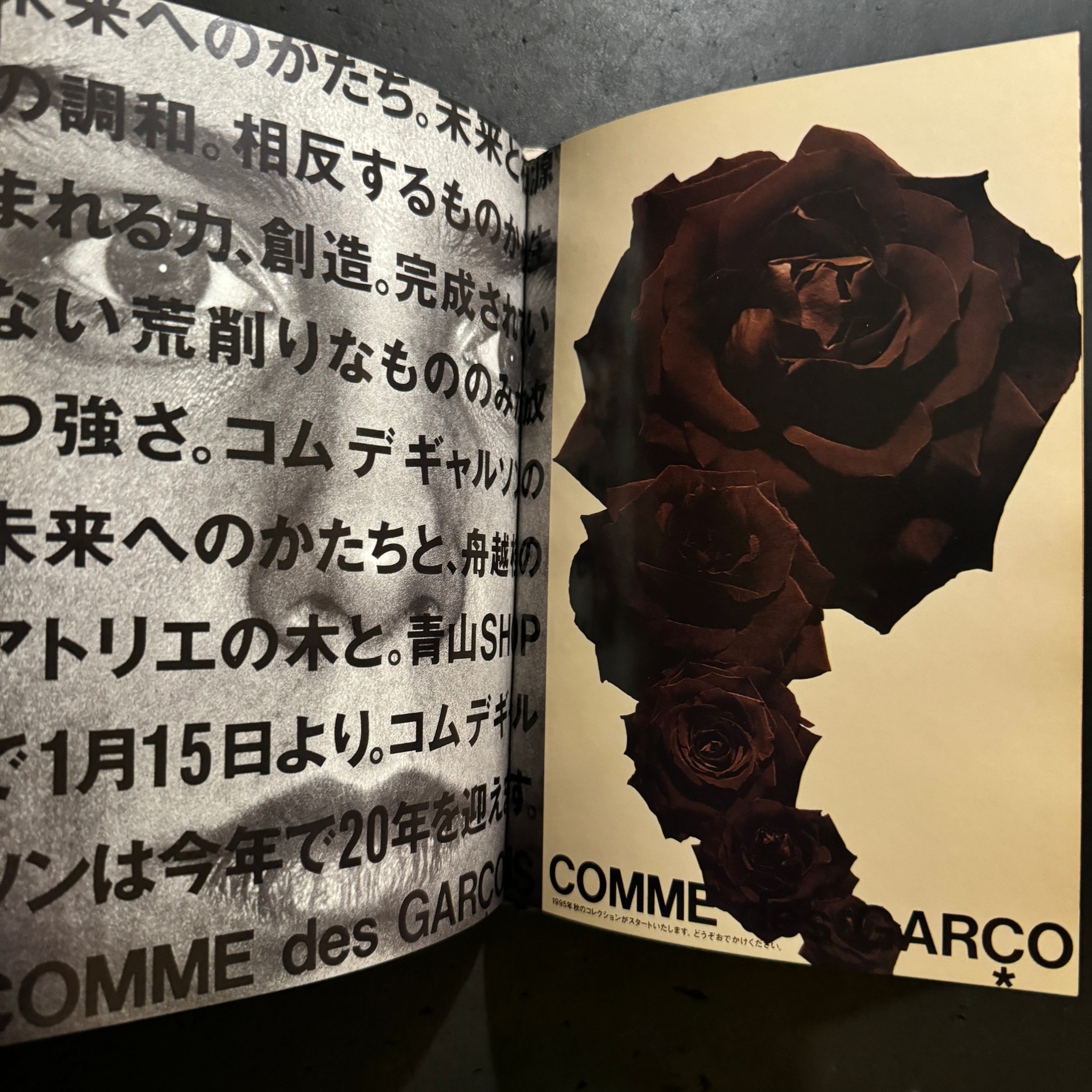 COMME des GARCONS – JAPANESE AVANT-GARDE BOOKS