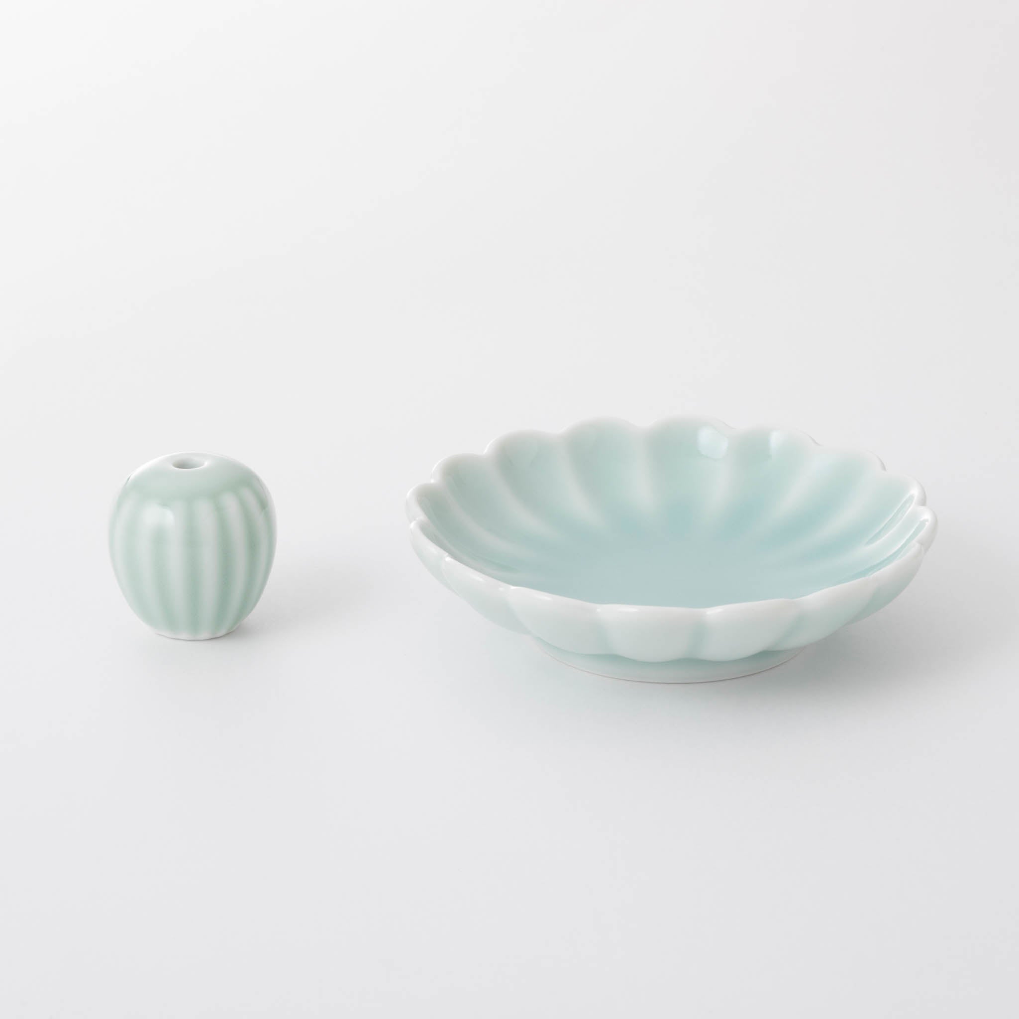 鍋島青磁 | 香立 | 鍋島虎仙窯