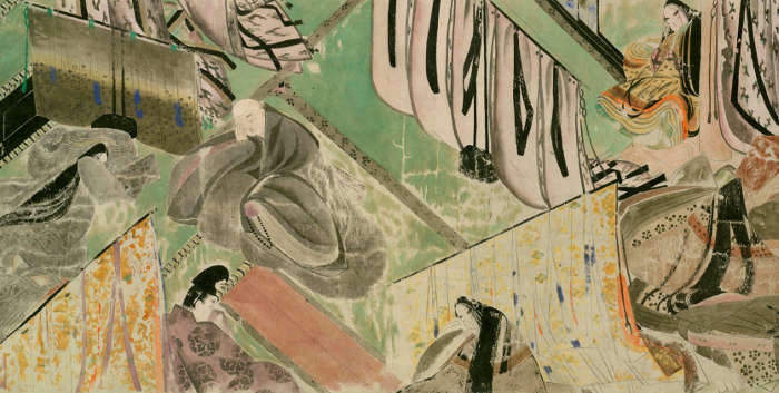 源氏物語絵巻｜日本大百科全書・世界大百科事典・国史大辞典｜ジャパン