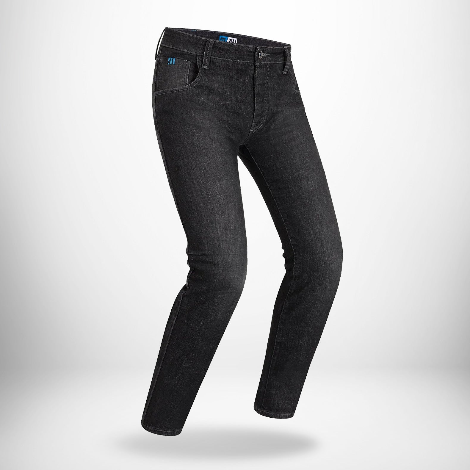 試着無料】PMJ ライダー - バイク パンツ デニム カジュアル 細身