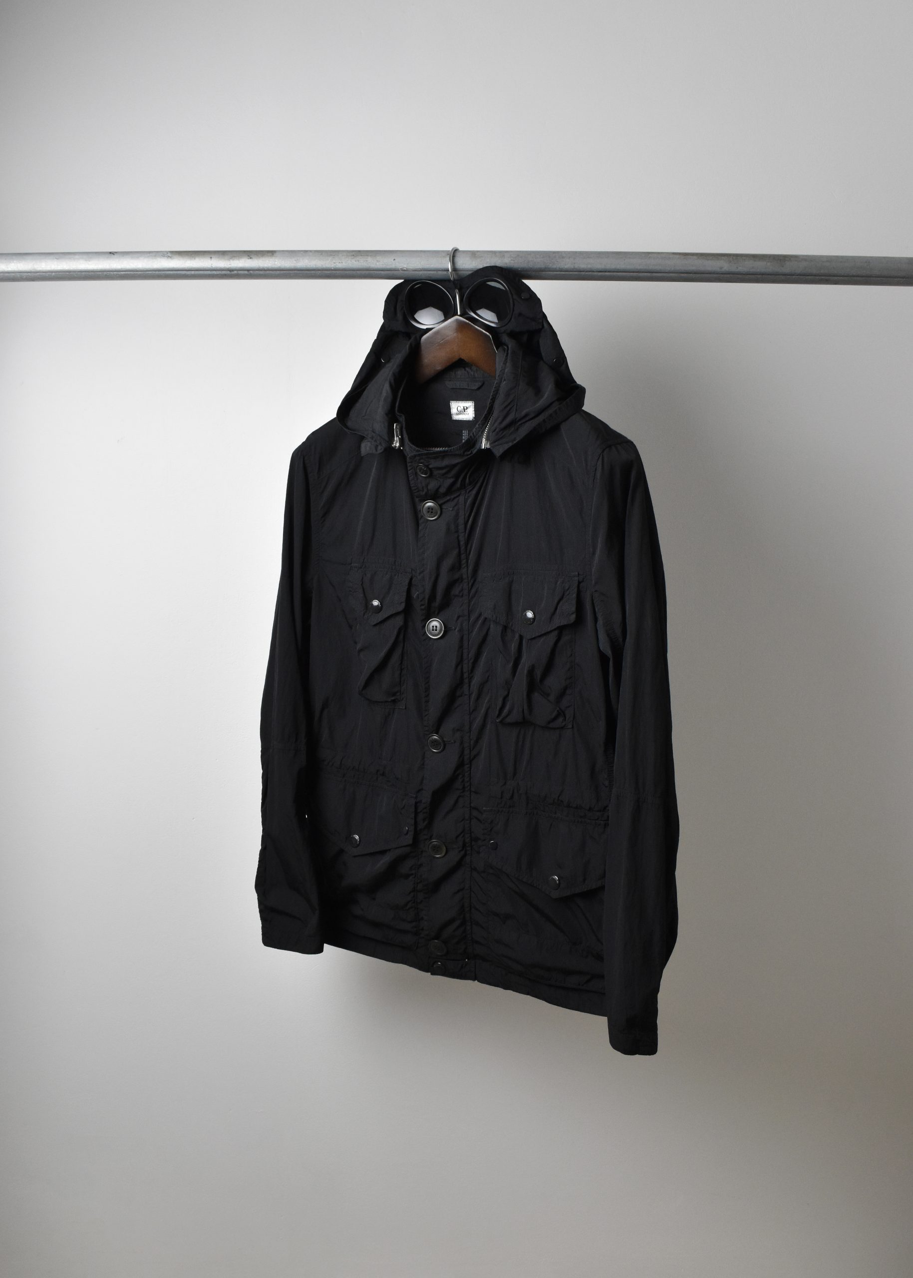 SS16 C.P. COMPANY (CP) CHROME MULTI POCKET GOGGLE JACKET (L