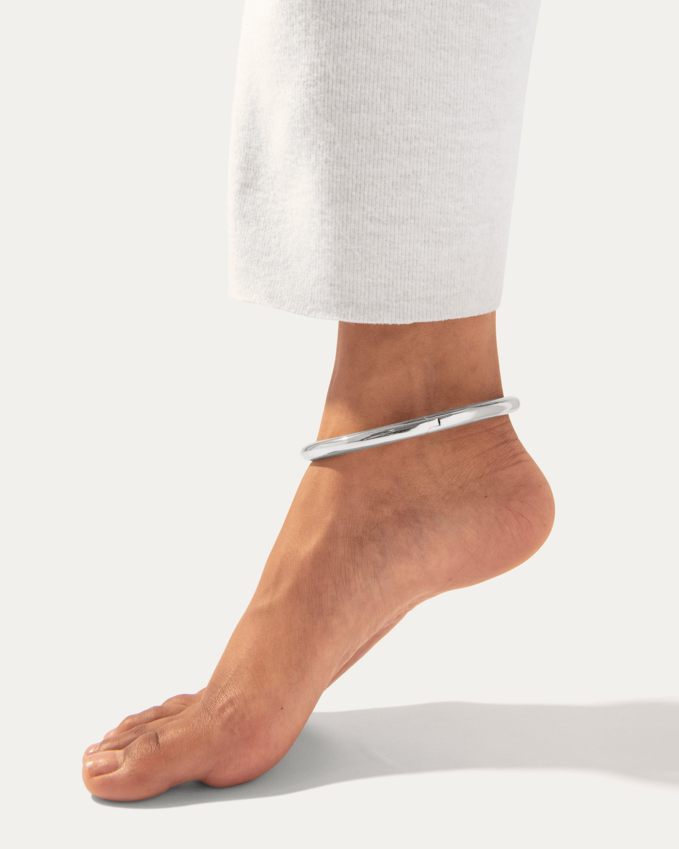 Gia Anklet Silver | JENNY BIRD