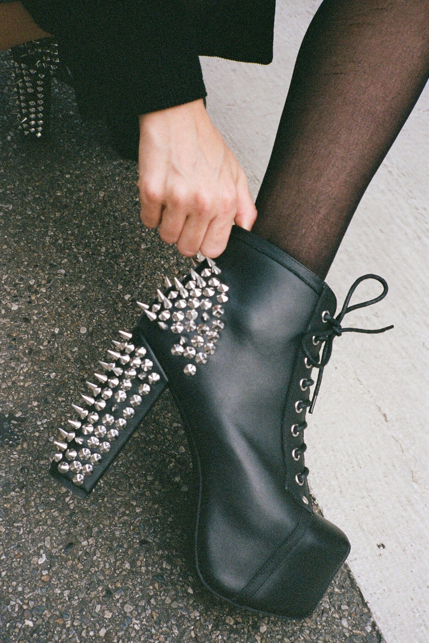 SPIKE Jeffrey Campbell Platform Bootie