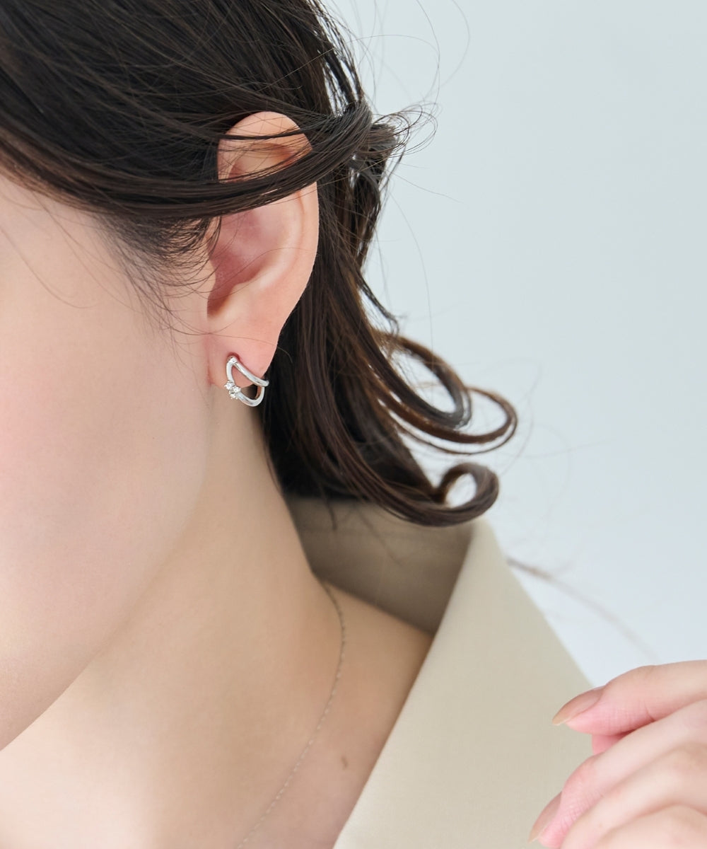 Phoebe/フィービィー】 【金属アレルギー対応】シャイニーダブルハーフ