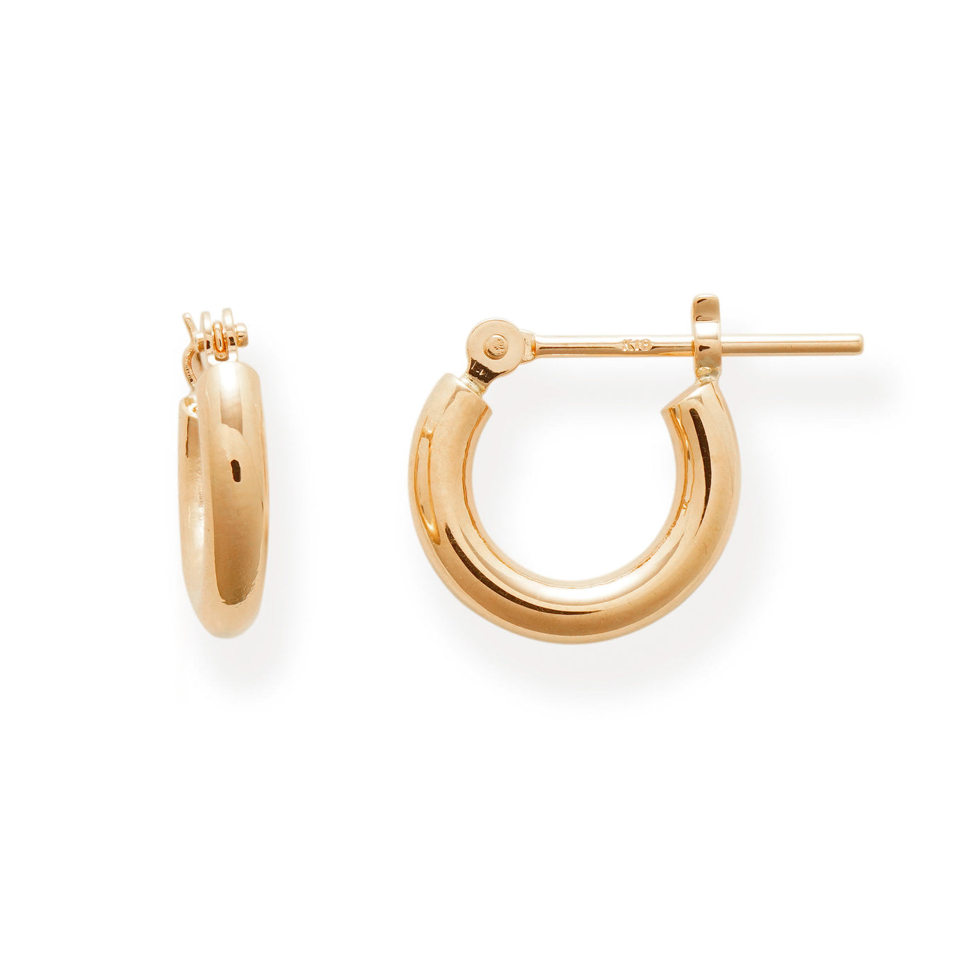 K18 ピンクゴールド フープピアス（10mm） （7282157486237