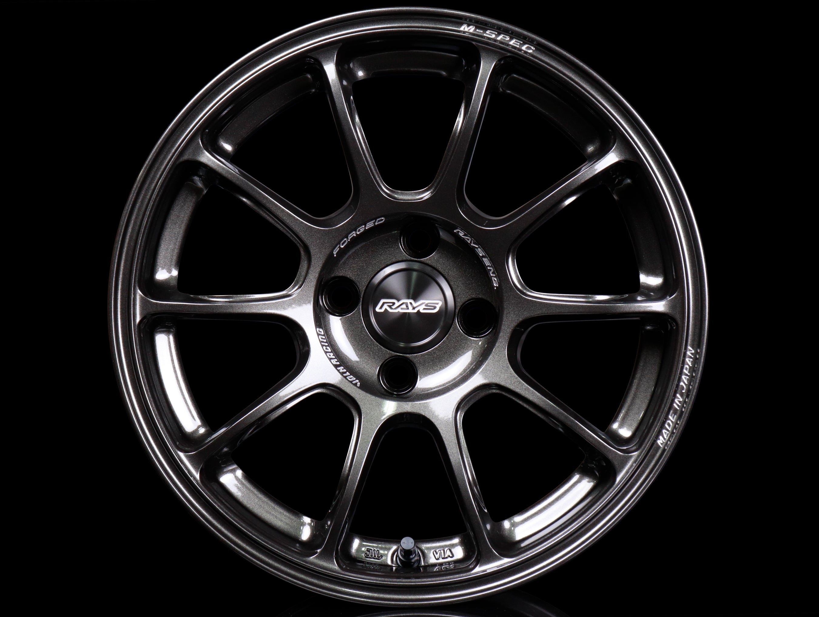 Volk Racing ZE40 M-Spec Wheels - Diamond Dark Gunmetal / 15x8