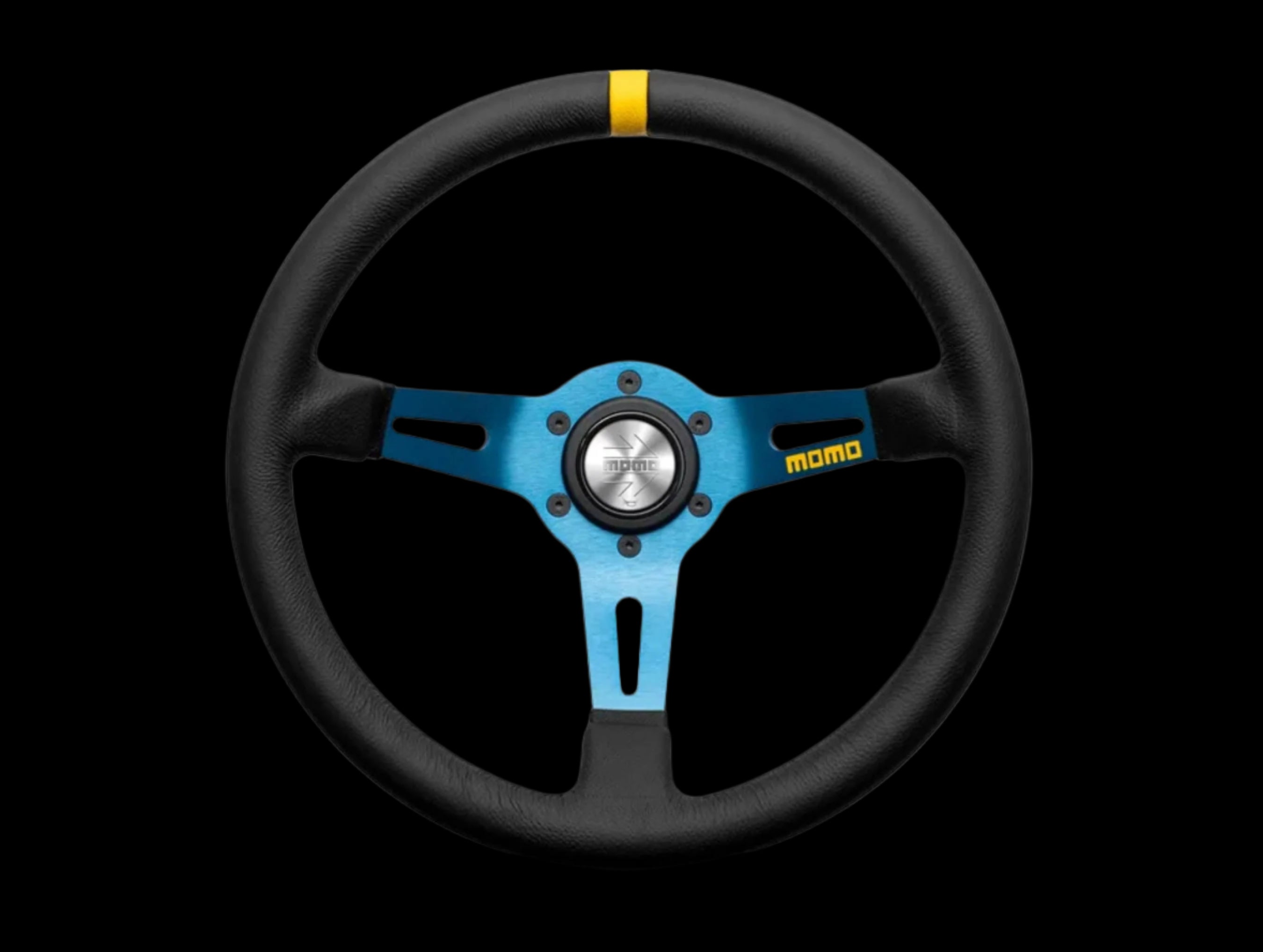 Momo Mod 08 330mm Leather Steering Wheel - JHPUSA