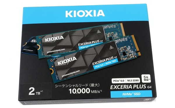 グラフィックボード・グラボ・ビデオカード KIOXIA G4 NVMe SSD 1TB