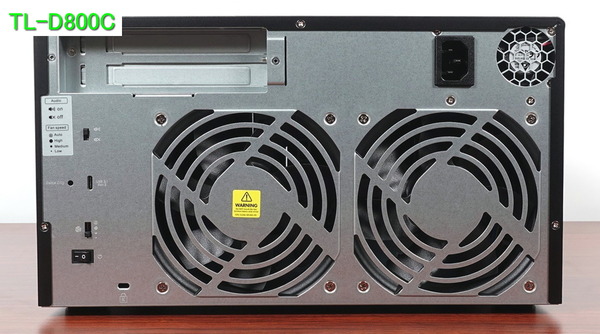 QNAP TL-D800C / TL-D800S」をレビュー。8ベイJBODエンクロージャーを