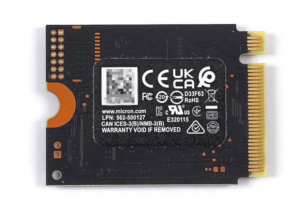 Micron 2400 1TB/2TB」をレビュー。2230サイズで大容量！ | 自作と