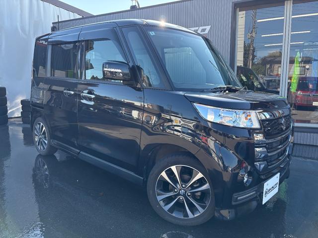 スズキ スペーシアカスタムZ ターボDカメラブレーキ 4WD 120.8万円