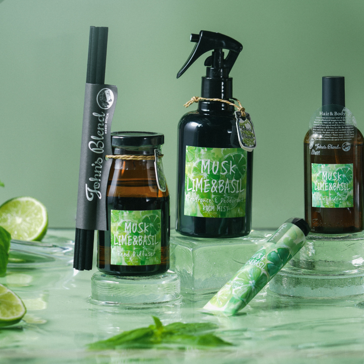 ムスクライム&バジル ヘア&ボディミスト John's Blend 【ジョンズ