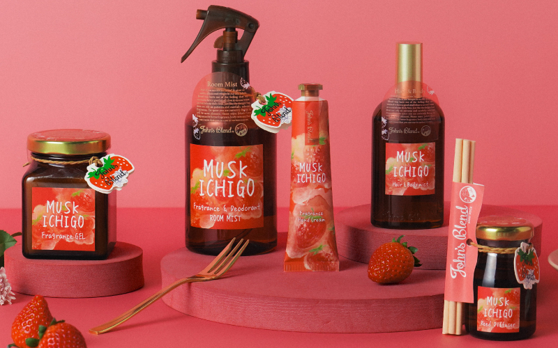 ムスクいちご フレグランスハンドクリーム John's Blend 【ジョンズ