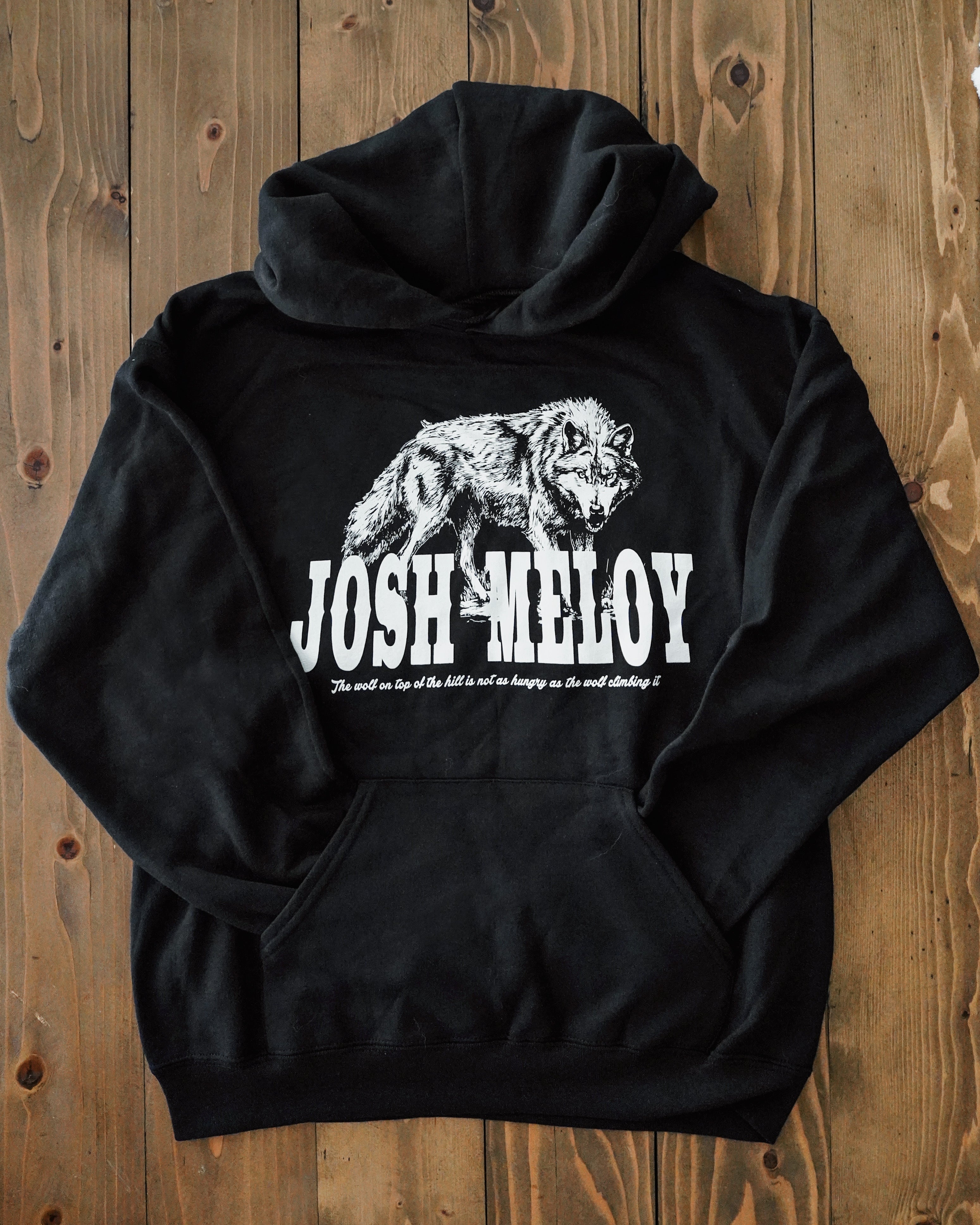 Black Wolf Hoodie – JoshMeloy