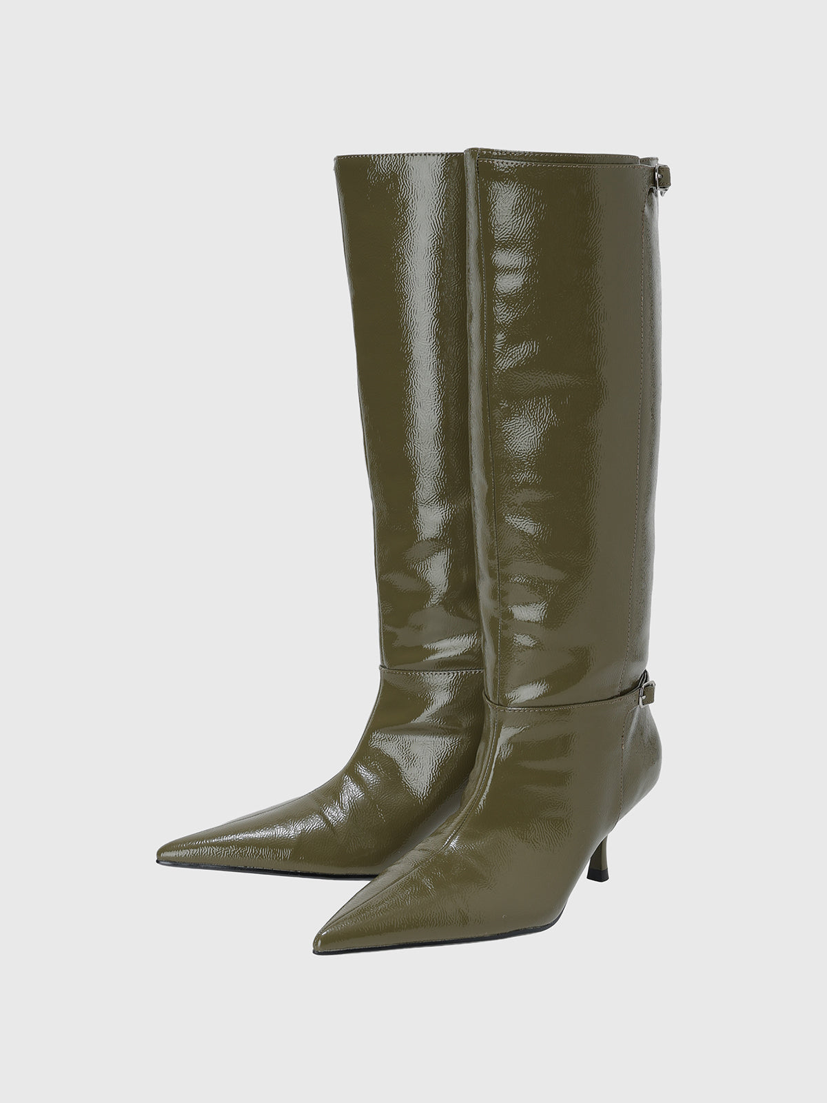 BUCKLED LONG BOOTS – JOSEMOON