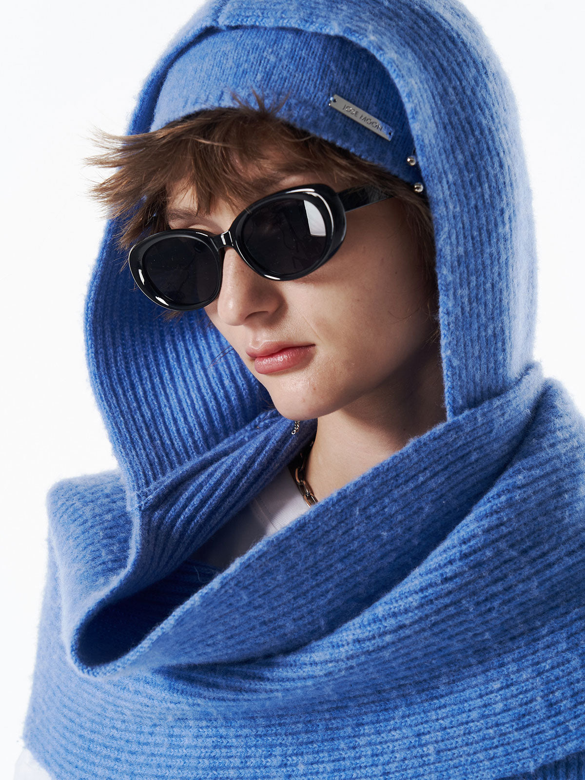 WOOL CASHMERE HOODIE MUFFLER – JOSEMOON