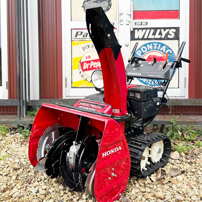 北海道札幌市↪️千歳市 🟥ホンダ HSS760n(JX) クロスオーガ 新古 中古