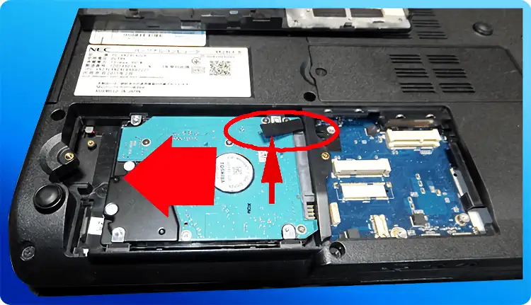 NEC Versa ProのHDDをSSDに換装する方法およびその手順 - JM1XTK