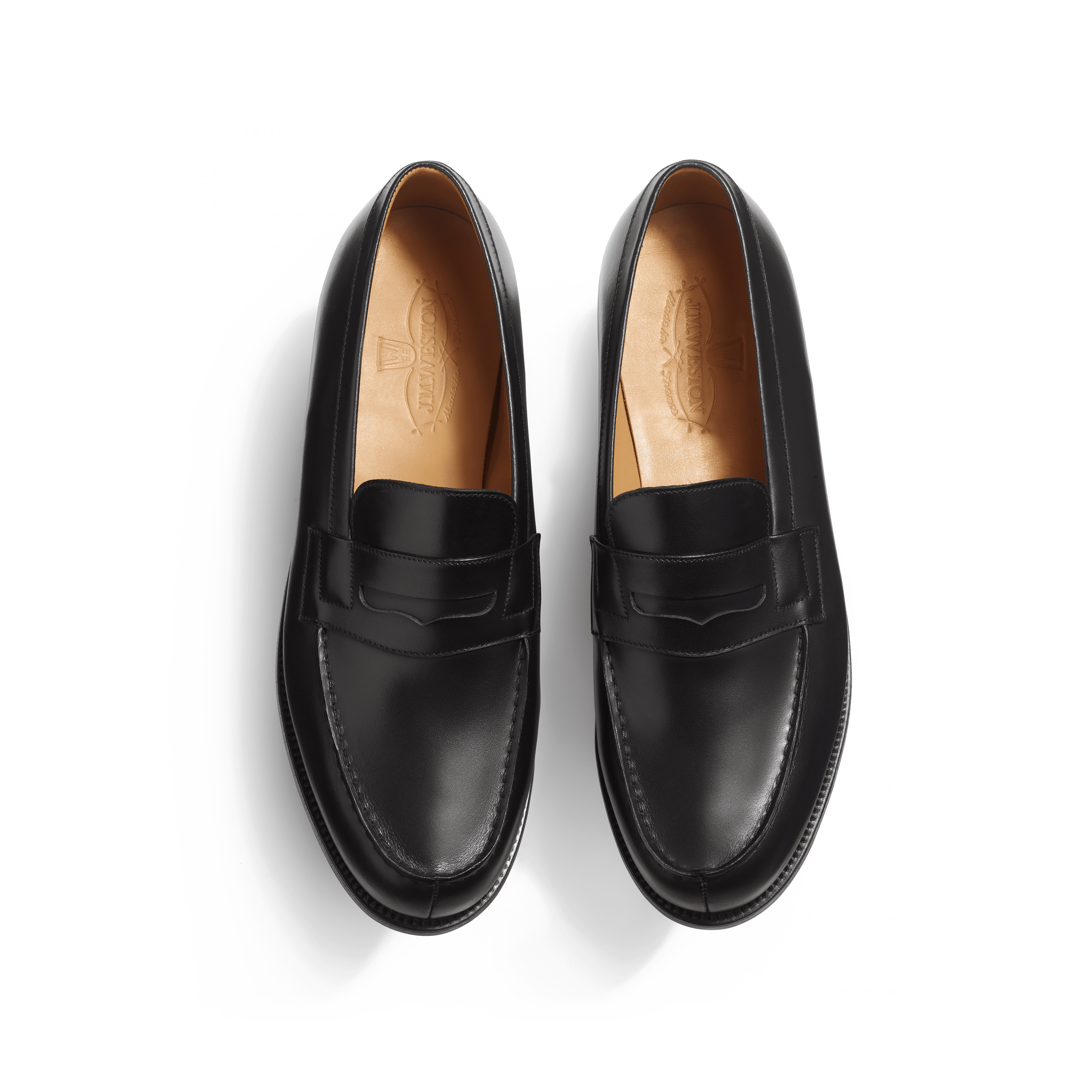 Men's Black Leather 180 Loafer – J.M. Weston
