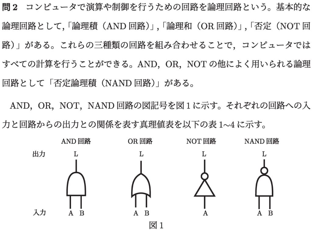 南山大学 2025年度入試「情報」の問題および解答例 – 情報入試研究会