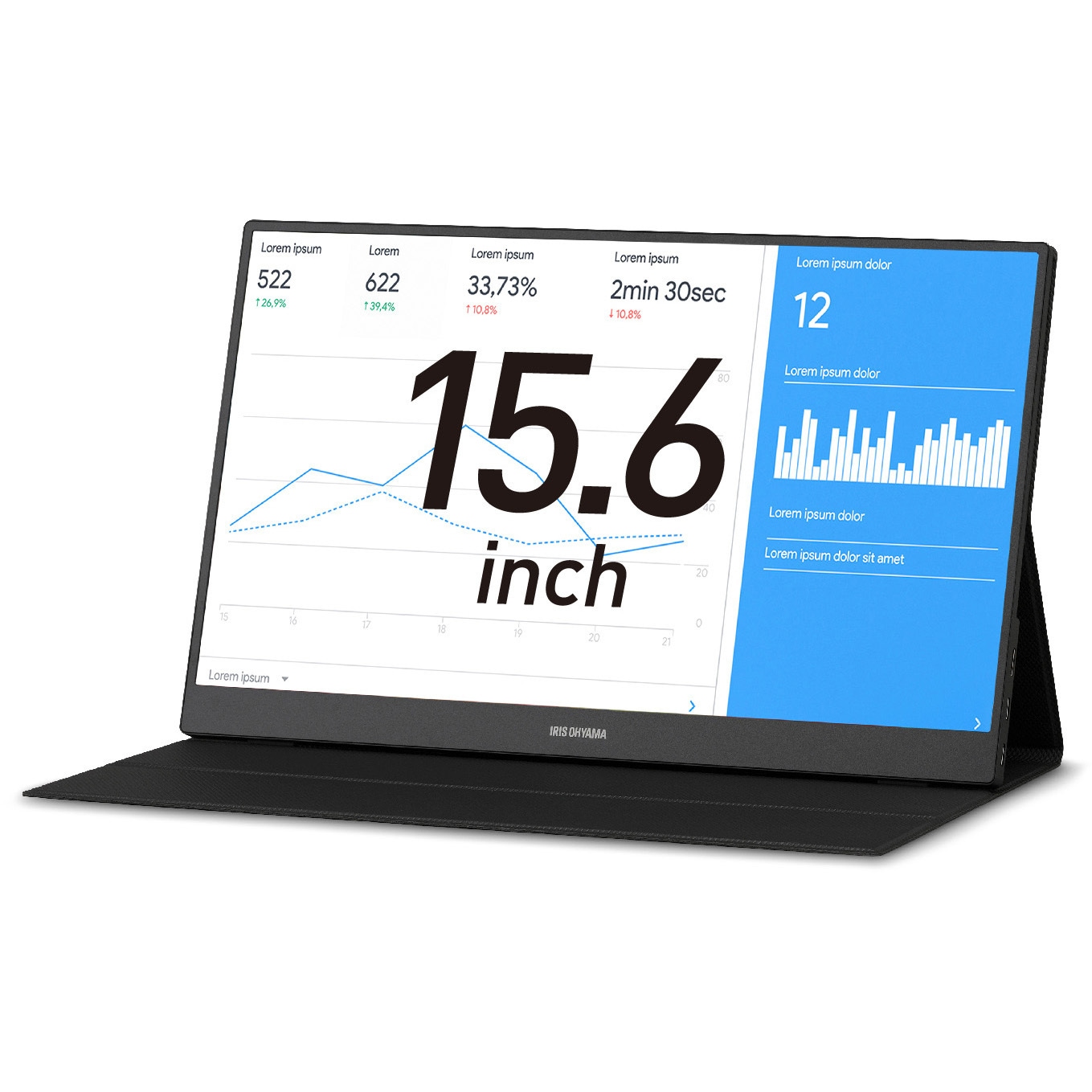 アイリスオーヤマLUCA 15.6インチポータブルモニターDP-EF164S-B