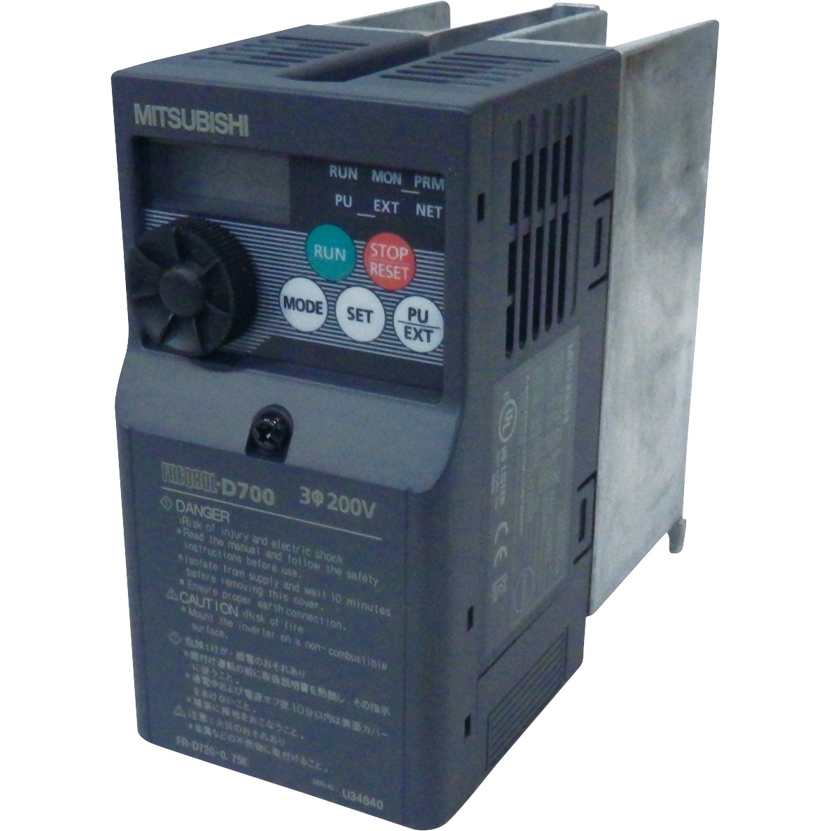 FR-D720-0.75K インバータ FREQROL-D700シリーズ 三菱電機 保護構造