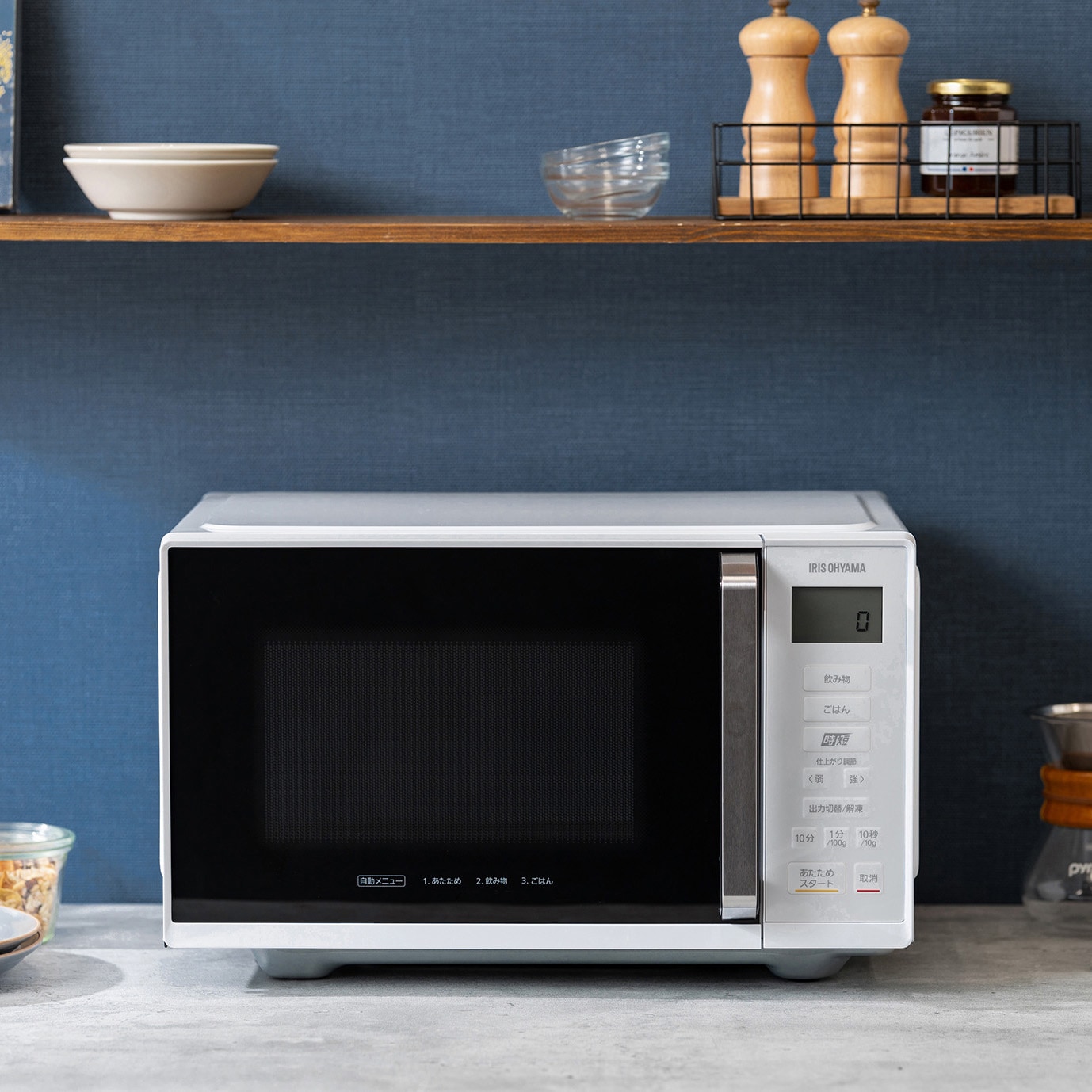 IMB-F2202-W 電子レンジ22L アイリスオーヤマ ホワイト色 IMB-F2202-W