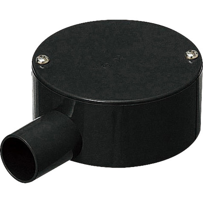 PVM22-1HK 露出用丸型ボックス( 平蓋) 1個 未来工業 【通販モノタロウ】