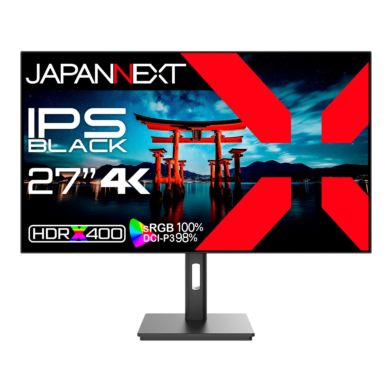 JAPANNEXT 27インチ IPS BLACKパネル搭載 4K(3840x2160)解像度 液晶