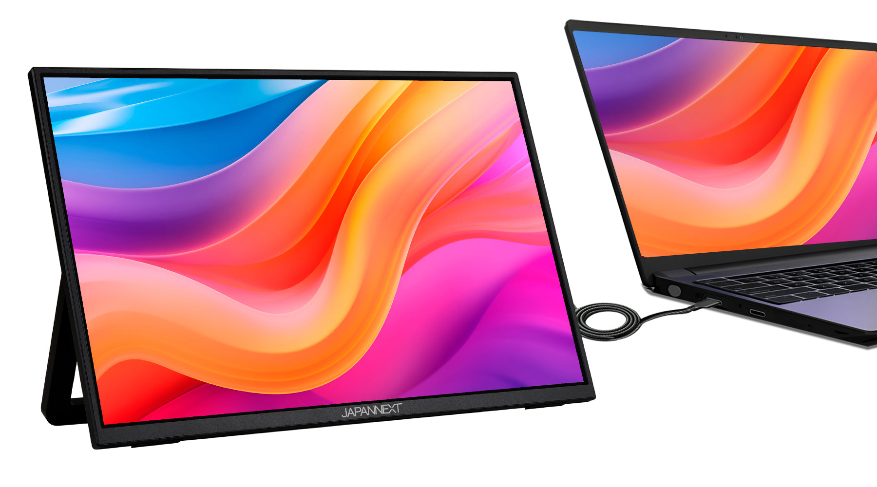 JAPANNEXT 13インチ IPSパネル搭載 2K＋(2160x1350)解像度 モバイル