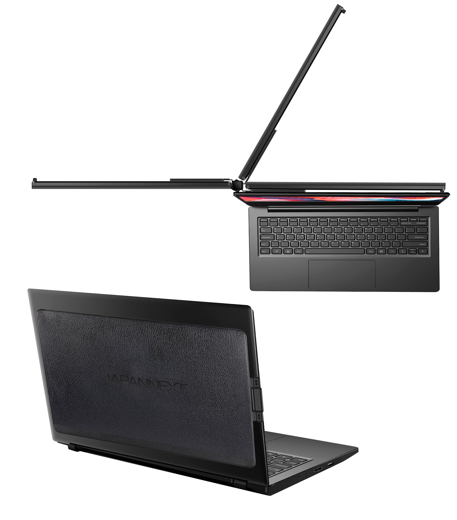 JAPANNEXT JN-MDO-IPS116 11.6インチ 1366x768解像度 ノートPC装着型