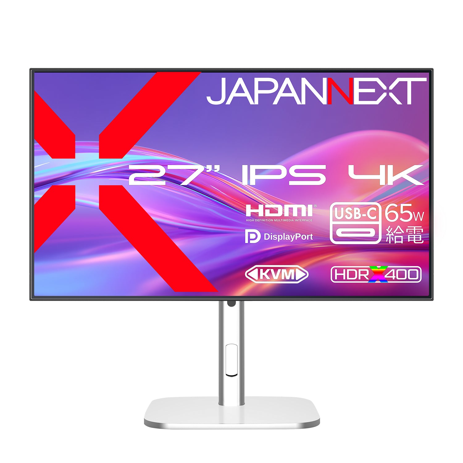 JAPANNEXT 27インチ IPSパネル搭載 4K(3840x2160)解像度 液晶モニター