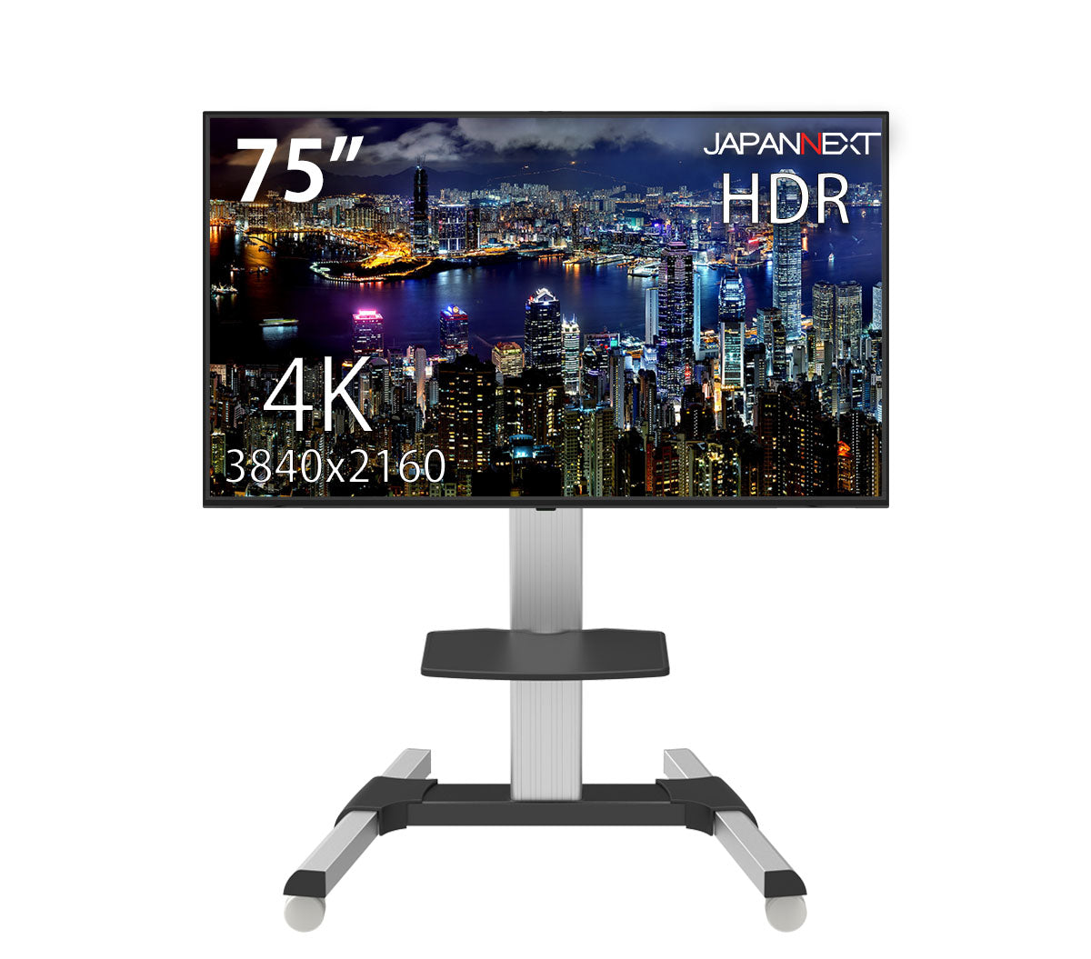 75インチ 大型液晶ディスプレイ 4K HDR PCモニター JN-VT7500UHDR