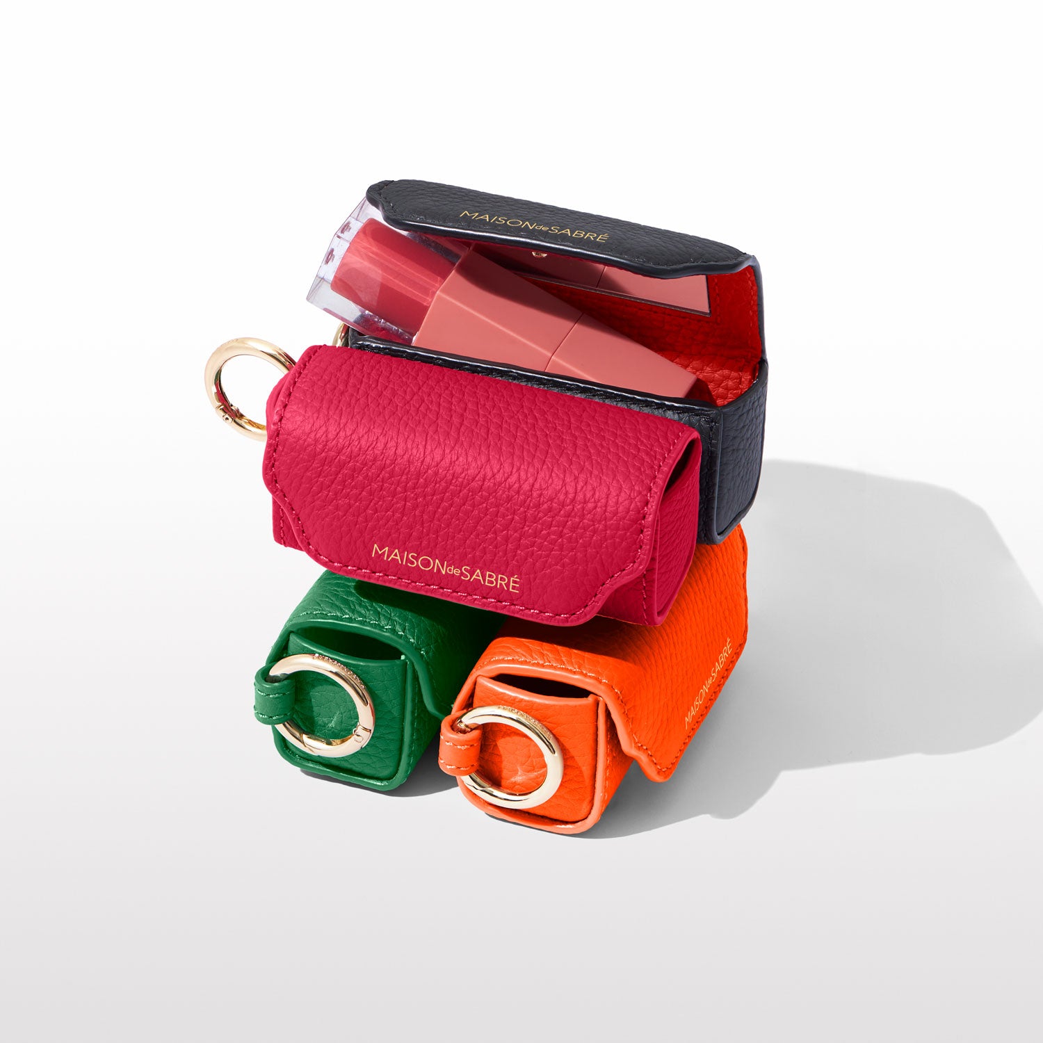 The Lipstick Charm - Emerald Lily – MAISON de SABRÉ