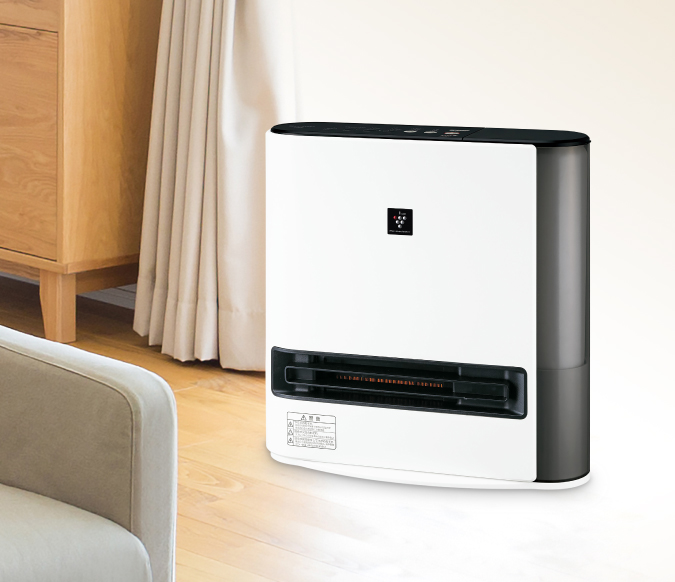 しっかり大風量暖房 | HX-SK12 | プラズマクラスター電気暖房機：シャープ